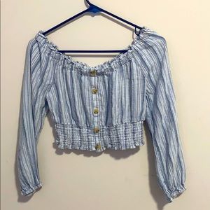 Aeropostale Cropped Blouse